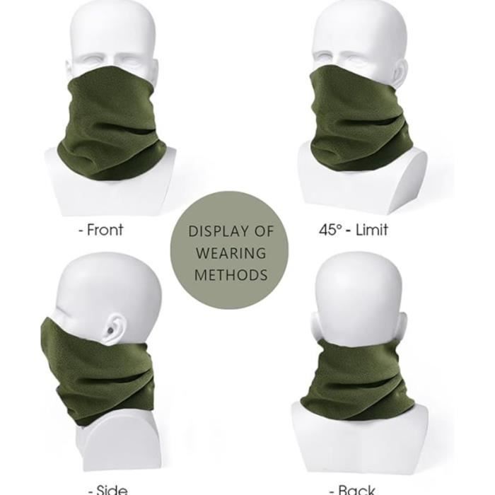 Tour De Cou Polaire épais - Foulard Ski Hiver - Taille Unique Unisexe