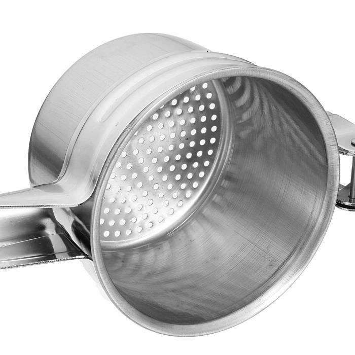 Passe-purée En Métal Et Presse-ail - Broyeur De Légumes Multifonction Pour Purée Lisse, Pommes De Terre, Aliments Bébé
