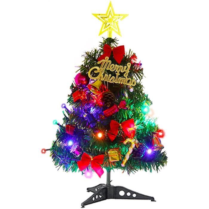 Mini Sapin de Noël,Sapins de Noel Artificiel,50 cm Petit Sapin de Noël