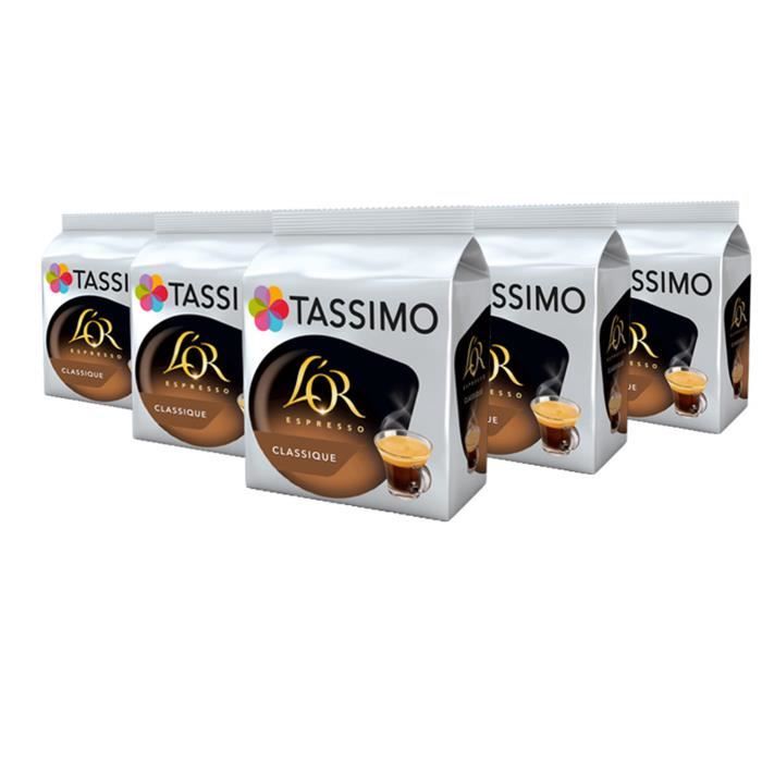 Promo Tassimo dosettes de café l'or long classique chez Intermarché