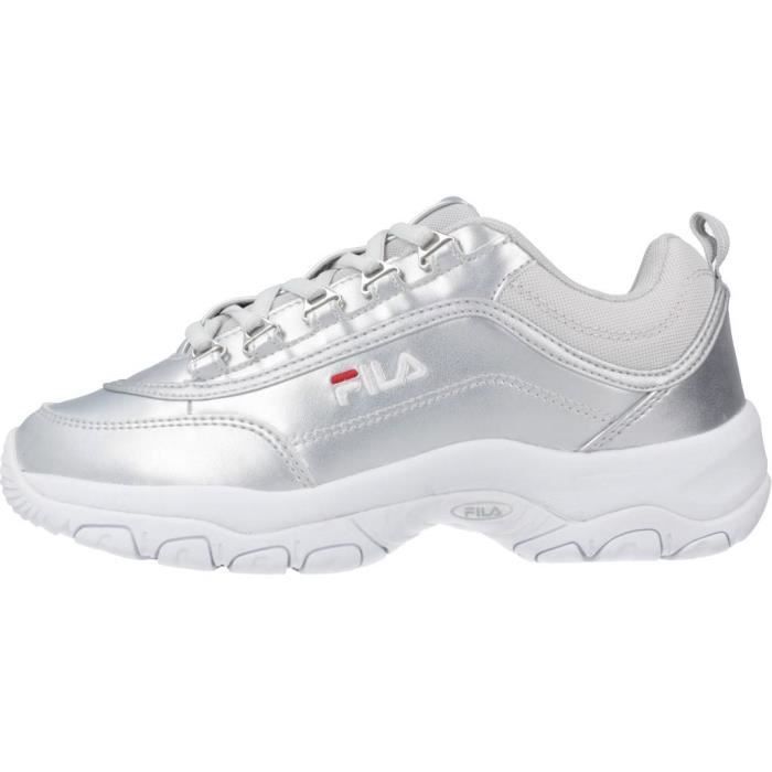 Basket FILA 96616 Femme Gris Lacets Gris Cdiscount Chaussures