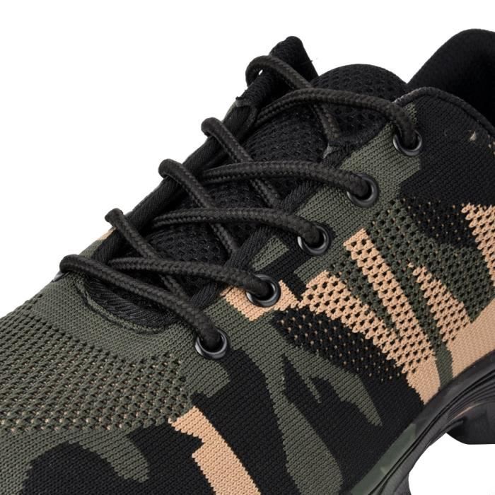 Chaussures de s curit camouflage pour hommes Bottes de travail
