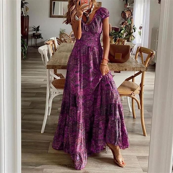 Robe longue florale online