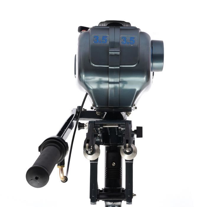 Moteur Hors-Bord 2 Temps 3,6 CV - Bateau Gonflable Pêche Avec Refroidissement Eau CDI