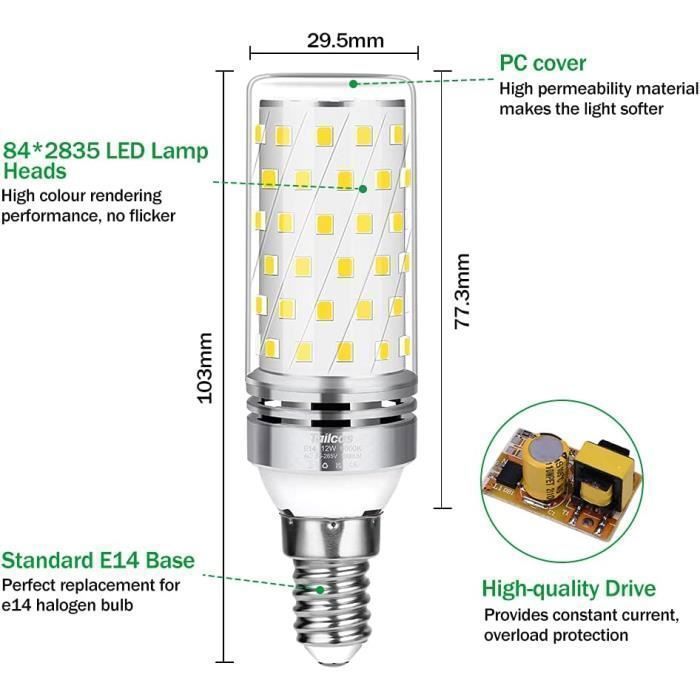 Ampoule Pour Four Ampoule Four 300°C E14 15W - Blanc Chaud 2300K - Dimmable - Lot De 3 - Pour Four, Micro-ondes, Lampe Sel Ampoule Four E14 300°c