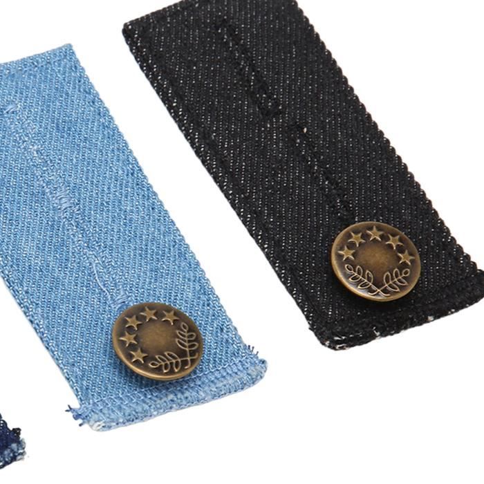 Extension de bouton de pantalon 3 pièces pantalons rallonges de taille  bouton en métal coton facile à utiliser bouton - Cdiscount Beaux-Arts et  Loisirs créatifs