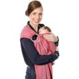 Écharpe De Portage - Babylonia Baby Carriers - Modèle BB-SLING - Porte-Bébé Sans Noeud - 100% Coton Organique - Berry Dusk-2