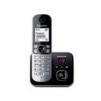 Téléphone sans fil avec répondeur Panasonic KX-TG6821 - écran large et touches rétro-éclairées - noir-2