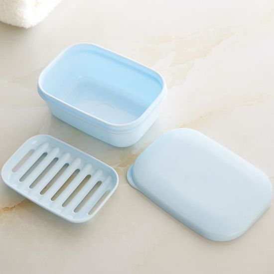Porte-savon De Voyage étanche - Boîte à Savon Portable - Grand Et Petit Modèles - Vert, Bleu, Rose