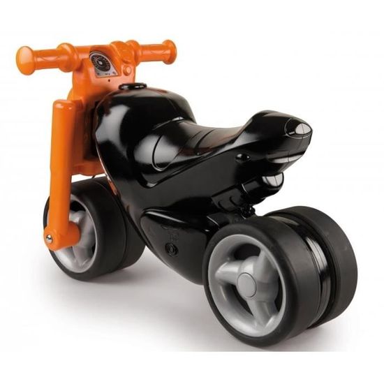 Smoby Porteur Moto Orange 7701 Roues Silencieuses Jeux Et Jouets Velos Et Vehicules Pour Enfants