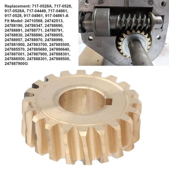 Kit D'engrenage Et Pompe à Huile Pour Tronçonneuse Husqvarna 61 66 266 268 272 – Pièces De Rechange Compatibles 501512501 501519901