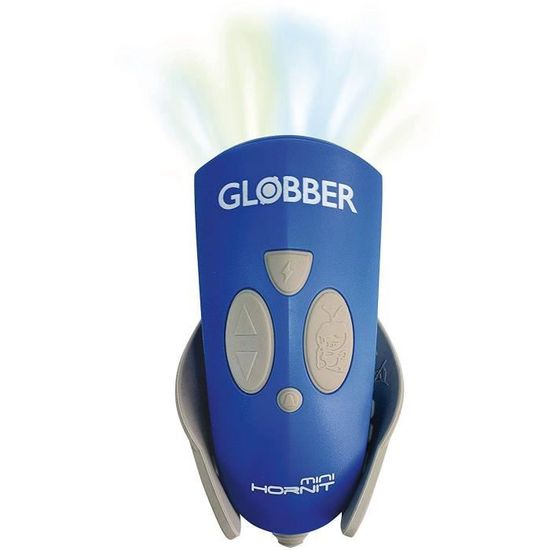 Bleu fonc/é Globber Mini HORNIT Avertisseur sonore et Lumineux Mixte Enfant