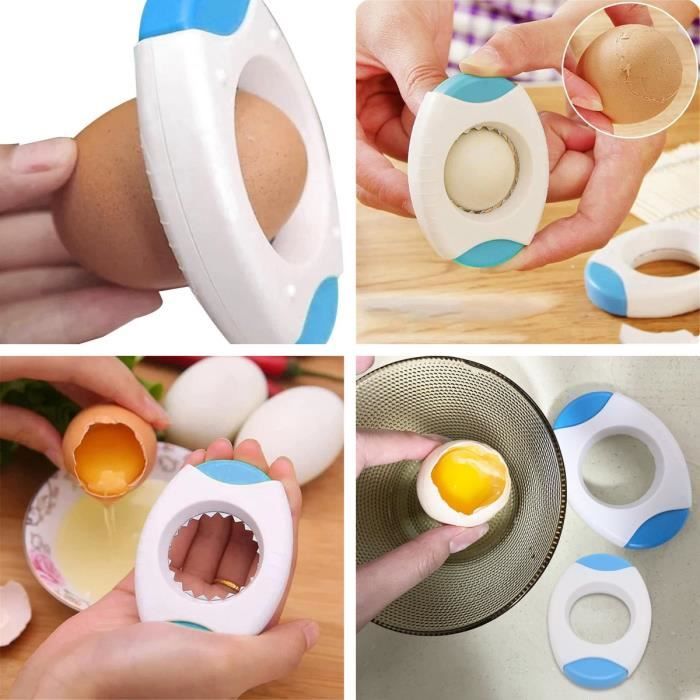 Coupe-oeufs Durs Coupe-oeufs En Acier Inoxydable Coquille D'oeuf Dur Ciseaux Outil D'épluchage Accessoires De Cuisine LT020 LT020 - Maison