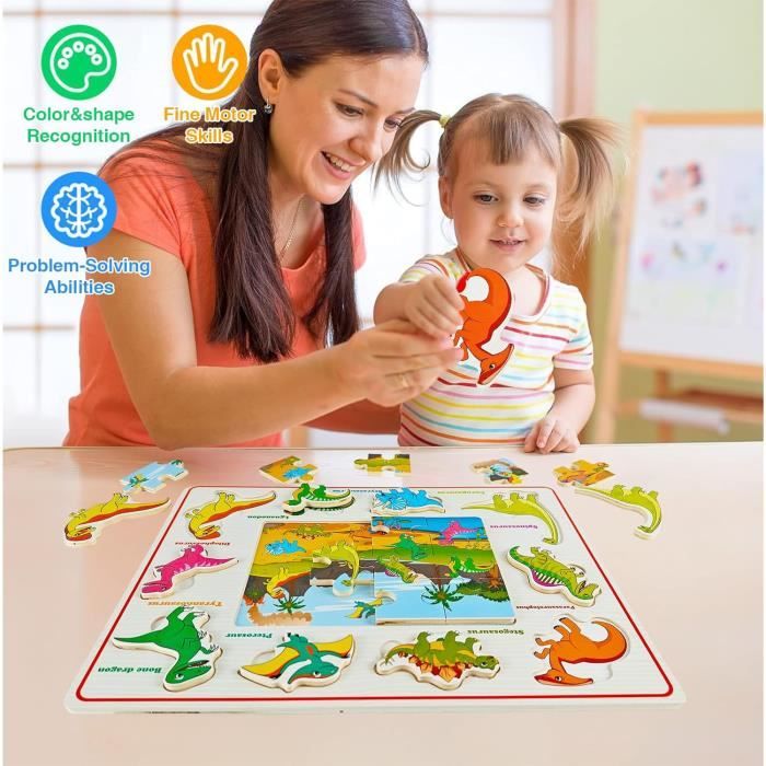 Puzzle Enfant, 154 Pièces Puzzle Animaux Enfant, Jouet éducatif Enfant