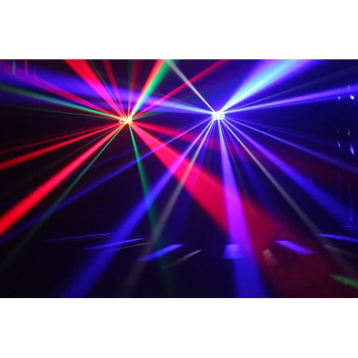 Ensemble de 8 jeux de lumière compacts et puissants + 1 portique acier  robuste - idéal soirée dansante anniversaire club bar disco - Cdiscount TV  Son Photo