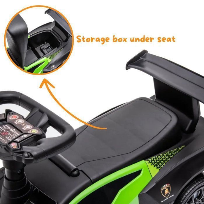 KIDSVIP Voiture Porteur 2 Places Lamborghini Sian 4X4 24 V Sous Licence Pour Enfants Avec RC   Blanc