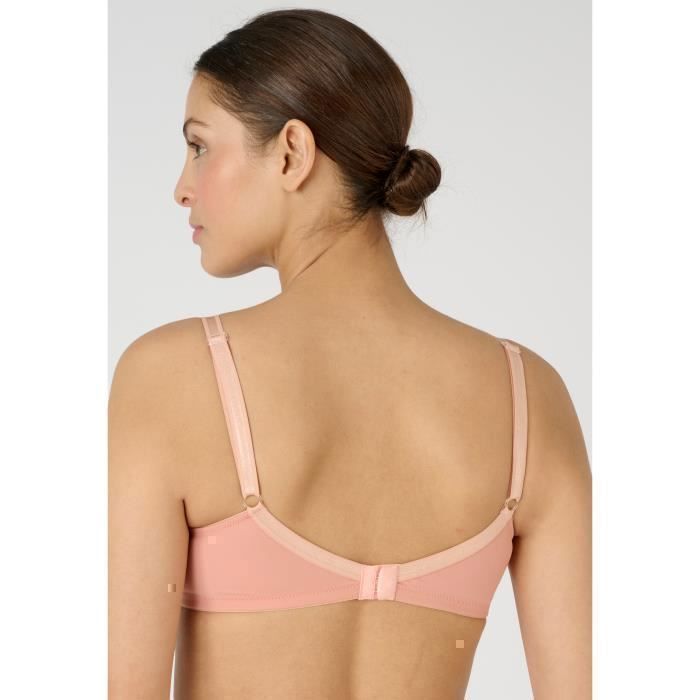 Soutien-gorge Dentelle Natori - Taille 34D - Armatures - Maille Transparente - Neuf Avec étiquette Rose Vif