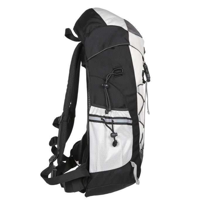 ASPENSPORT Backpack Sky Sac dos 35 Litres Noir et Blanc