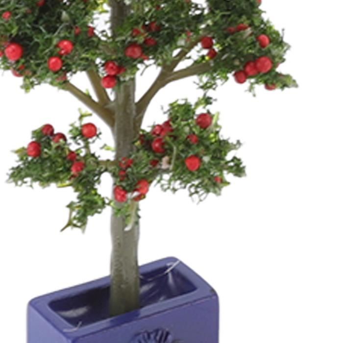PIN mini plante en pot 1:12 plantes de maison de poupée miniatures fabriquées à la main haute
