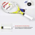 Raquette de tennis pour enfant en alliage d'aluminium - Augmente la zone de frappe - Légère et flexible - Convient pour les débu,735-3