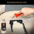 Peinture Cuir/Simili-Cuir (250ml, NOIR) - SOFOLK - Entretien pour Siège et Volant de Voiture, Canapé, Chaussure-3