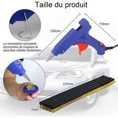 BEA Kit D'outils De Débosselage Sans Peinture Pour Carrosserie De Voiture Languettes De Retrait