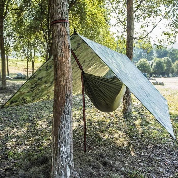 Camping Bâche Anti-Pluie Tarp Camping, 39x57 Pouces Bâche De Tente  Imperméable Pliable Rectangle Pare-Soleil Voile UV Bloc Auv[497] -  Cdiscount Sport