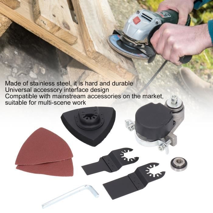 Kit Adaptateur Pour Meuleuse D'angle - Convertisseur En Machine à Rainurer, Filetage M14, Pour Briques Et Carreaux