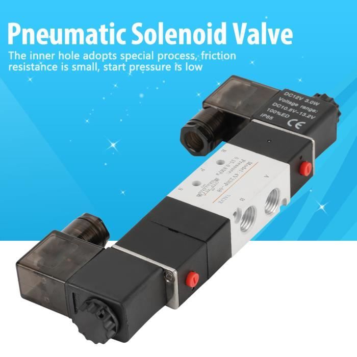EJ.life Electrovanne Pneumatique 12V DC BSP 1/4 3 Pos. 5 Voies 0.15 — free download