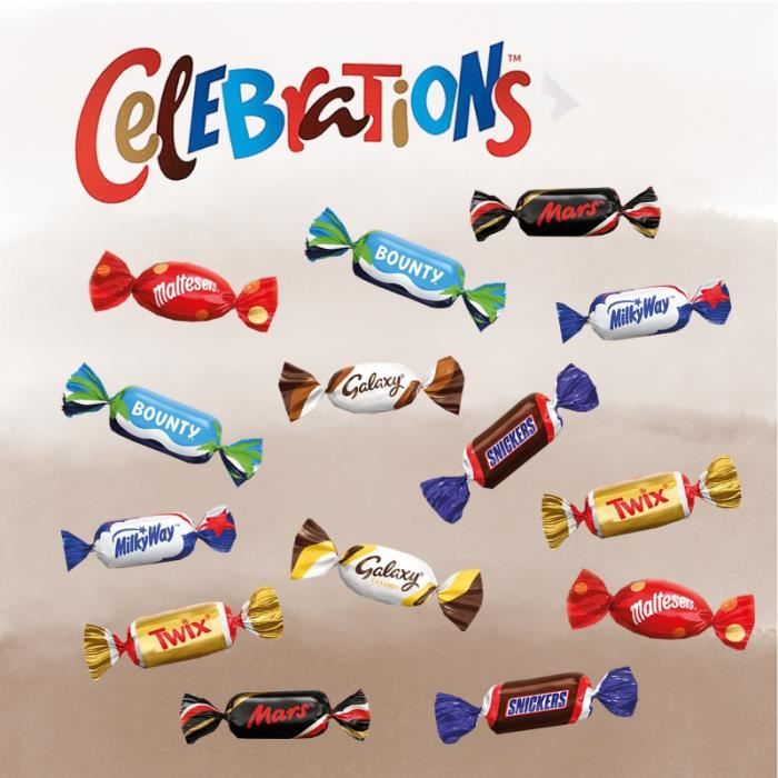 Assortiment de 120 mini chocolats : Kinder, Célébrations, Milka, Daim -  Cdiscount Au quotidien