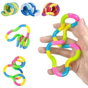 Fidget Ring - Lot De 4/6 Anneaux Sensoriels Pour Enfants - Jouet Anti-Stress - Soulage Anxiété Et Autisme