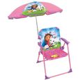 Mobilier de jardin - FUN HOUSE - Chaise pliante Gabby et la Maison Magique H.53 x L.38,5 x P.37,5 cm avec parasol 65 cm-0