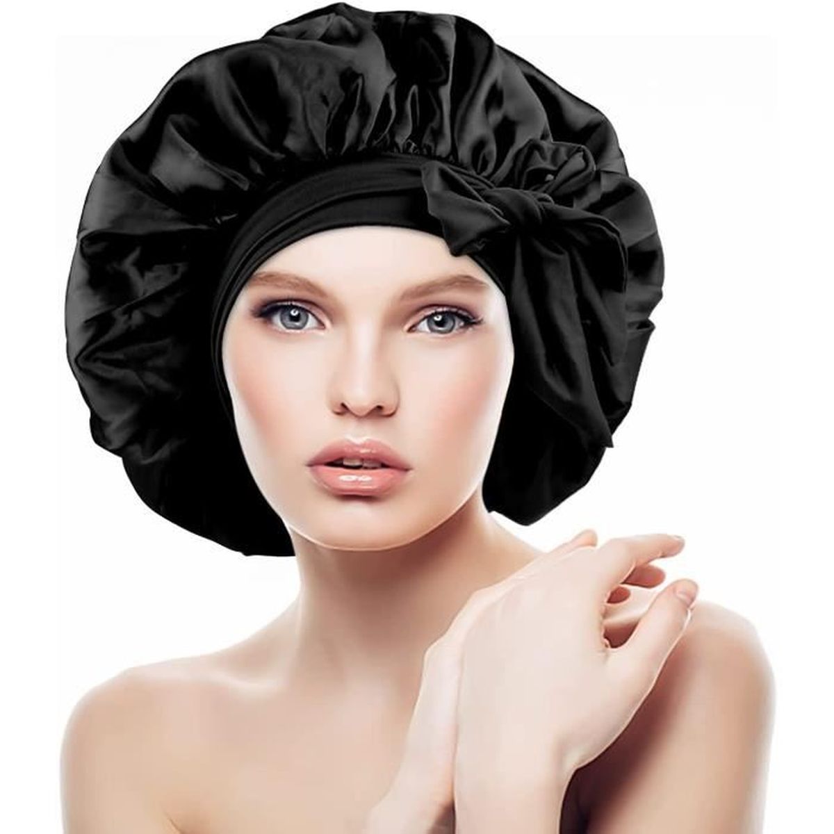 de Nuit en Satin, Élastique de Sommeil en Satin à Large