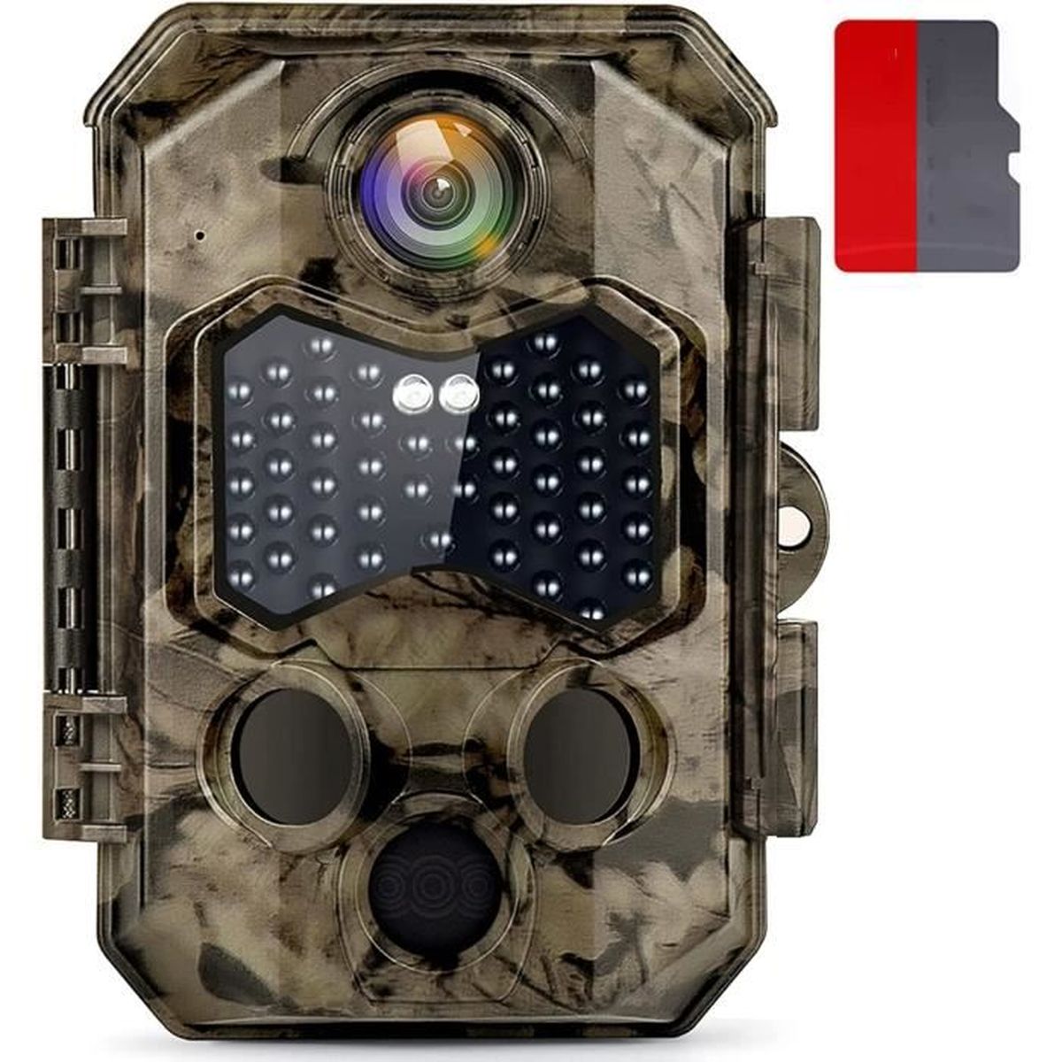 24MP 4K Caméra de Chasse Caméra de Surveillance WIFI Bluetooth,0.2s Caméra Chasse Infrarouge 46 pcs no Glow IR LEDs Camera de Chasse Nocturne Imperméable IP66 