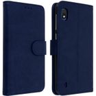 AVIZAR Housse pour Samsung Galaxy A10 Étui Portefeuille Support Stand Bleu nuit
