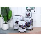 CELIMS FRANCE CELIMS - Set Valise 4 Pièces en Polycarbonate | Valise Cabine + Valise Moyenne + Valise Grande Taille + Vanity | Blanc