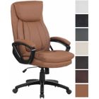 CLP Fauteuil de Bureau XL PLATON Réglable en Hauteur et Pivotant I Rembourré Revêtement Similicuir avec Acooudoir I Chaise de