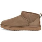 Bottes UGG CLASSIC ULTRA MINI - Marron - Tige en cuir suède - Doublure en peau de mouton