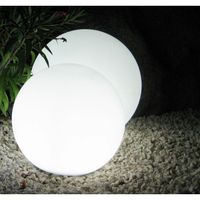 LUMISKY - Boule lumineuse filaire pour extérieur LED - blanc BOBBY - 40cm culot E27