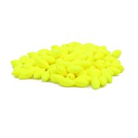 VINGVO Perles de plate-forme lumineuses 100pcs indicateur de grève de pêche leurres de pêche appâts flotteurs perles (jaune) 11609