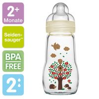 DISNEY - MAM - Biberon en verre 260 ml sans BPA 2+ mois