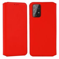Etui Coque pour Samsung Galaxy A72 4G/5G,Portefeuille Cuir PU pour (Galaxy A72 (6.7pouces), Rouge)