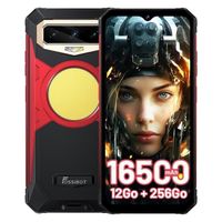 FOSSiBOT F102 Smartphone Robuste 6.58" Écran 12Go + 256Go 108MP Caméra 16500mAh IP68 Téléphone Android 13 GPS Double SIM 4G - Rouge