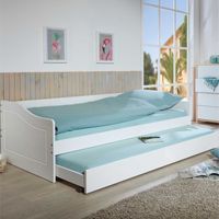 Le lit escamotable Leonie est une solution de couchage intelligente et élégante. Fabriqué en panneaux de fibres de moyenne épaiss...