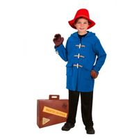 Déguisement Paddington Enfant PtitClown - Manteau, Chapeau et Gants - Bleu