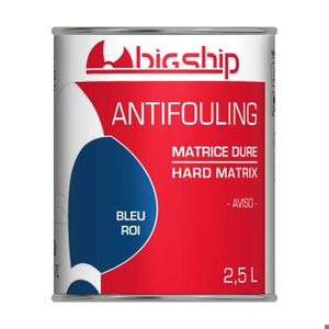 ANTIFOULING BIGSHIP Antifouling matrice dure Bleu roi 2,5L