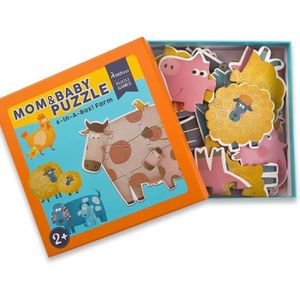 PUZZLE Puzzle Animaux de la ferme MIDEER - 6 pièces - Pou