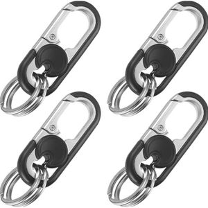 Mousqueton En Aluminium Pour Porte-clé 67 Mm, Forme D | Pet Hardware