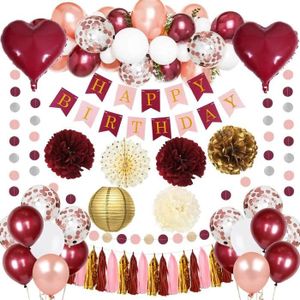 Kit Anniversaire Rouge Cdiscount Kit Anniversaire Rouge Cdiscount