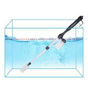 Corisrx Nettoyeur de gravier pour aquarium – Kit de filtre compact 4 en 1  pour changer d'eau d'aquarium sans déversement, tuyau d'eau de 1,5 m,  siphon